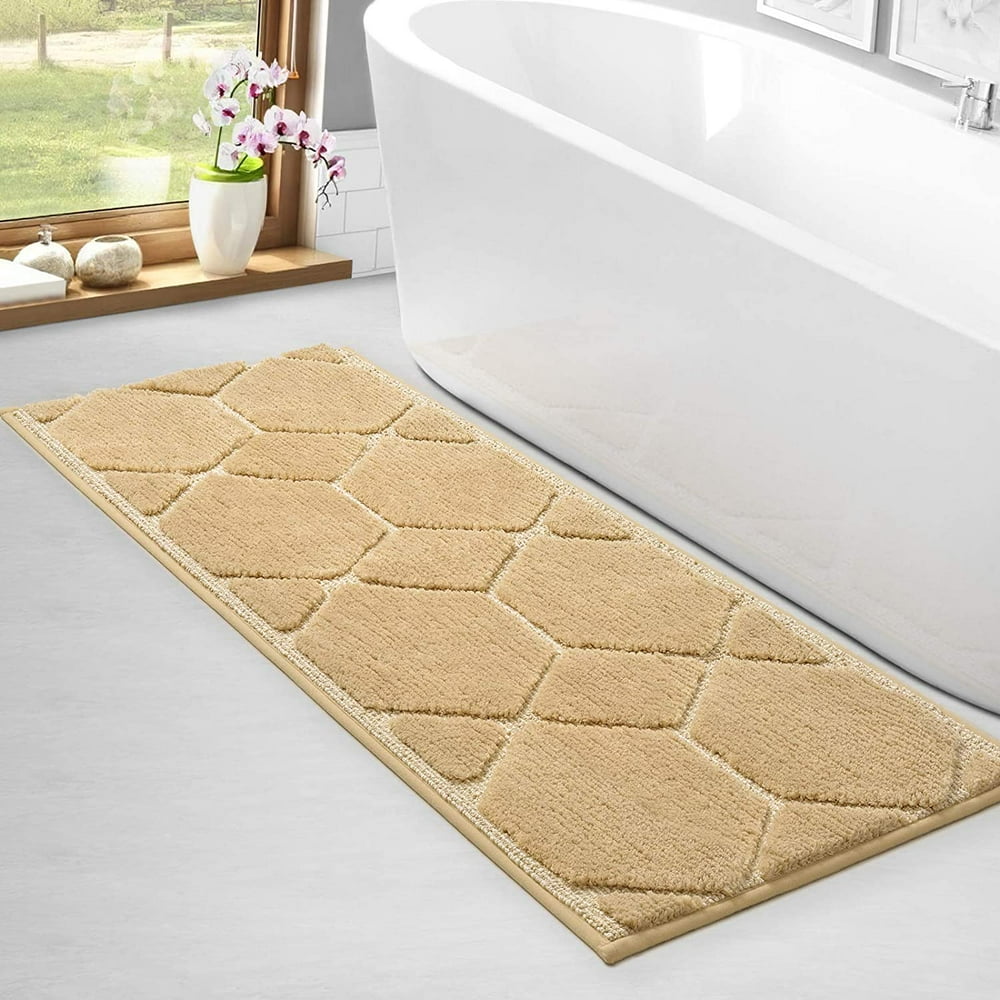 Homify Bathroom Rugs Bath Mat, 20"x 48" Non Slip Extra Soft Plush Microfiber Absorbent Shaggy