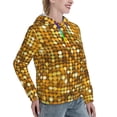thumbnail image 6 of Cauagu Bright Shiny Golden for Women's Hooded Sweatshirts Pullover Hoodie for Women Fall Workout Sweat Long Sleeve Preppy Sweatshirts-X-Large, 6 of 7