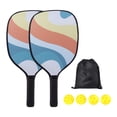 thumbnail image 3 of LOVIVER Pickleball Paddles Set of 2 and Bag Comfort Grip Rackets Racquets for Indoor and Orange, 3 of 8