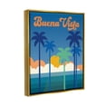 thumbnail image 3 of Stupell Industries Buena Vista Tropical Palms Scene Graphic Art Metallic Gold Floating Framed Canvas Print Wall Art, Design by Wild Apple Portfolio, 3 of 8