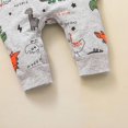 thumbnail image 6 of StylesILove Infant Baby Boys Colorful Cartoon Dinosaur Sleeveless Cotton Romper Animal Print Jumpsuit Casual Summer Outfit (Grey, 18 Months), 6 of 8