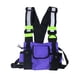 thumbnail image 1 of Sywqhk Oxford Vest Chest Bag Hombres Mujeres Reflectante Hip Hop Chaleco Pack (Púrpura) Sywqhk Para estrenar, 1 of 7