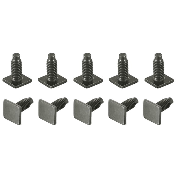 Perno de cabeza cuadrada Unique Bargains 10uds M6x15mm Carbono Acero Grado 8.8