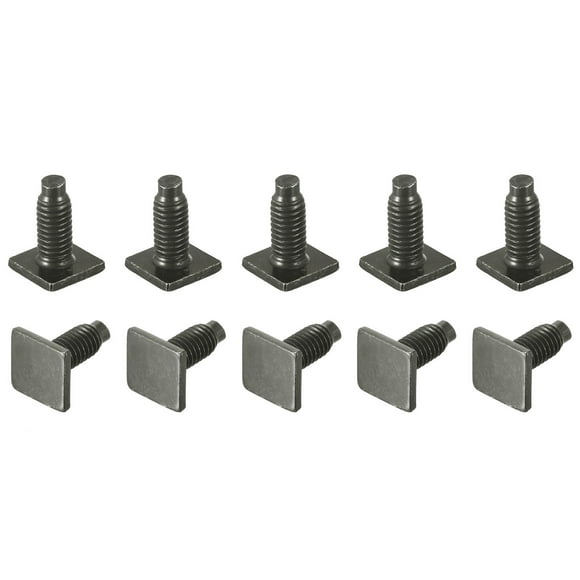 Unique Bargains Square Head Bolt, 20 Pack M6x15mm Carbon Steel Grade 8.8 Square Screws