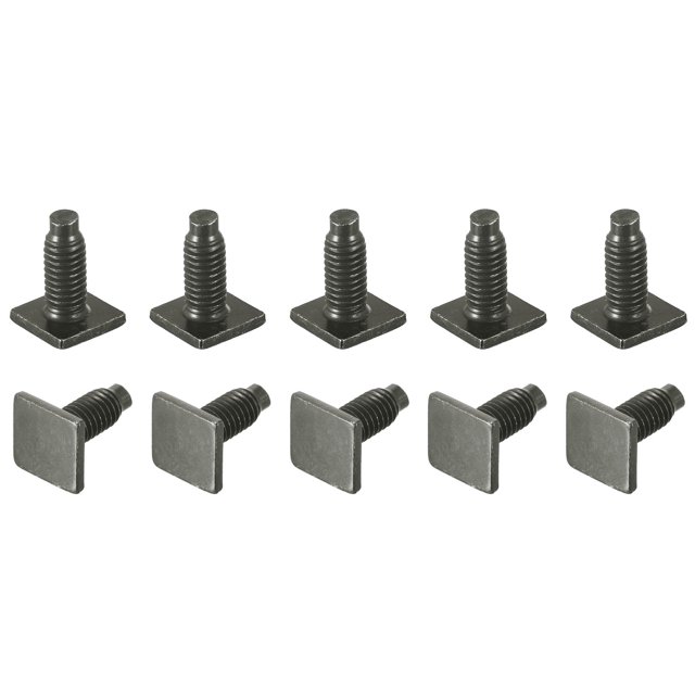 Perno de cabeza cuadrada Unique Bargains 10uds M6x15mm Carbono Acero Grado 8.8