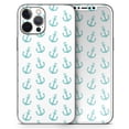 thumbnail image 5 of DesignSkinz Teal Micro Anchors Full-Body Skin Decal Wrap Cover for iPhone 14, 5 of 9