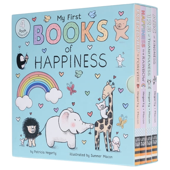 My First Books of Happiness 4 Books Box Set by Patricia Hegarty - Ages 0-5 - Hardback