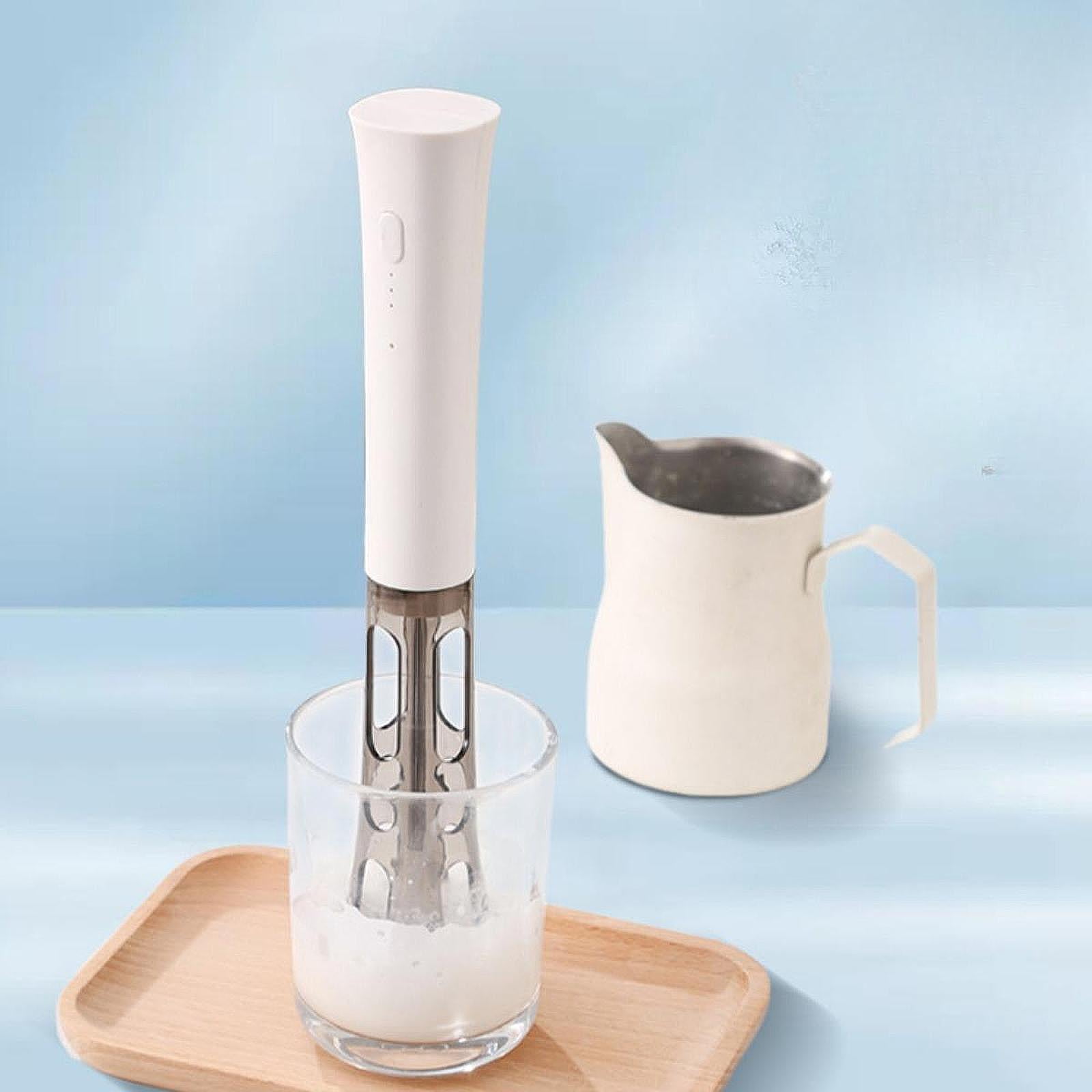 TISHITA Handheld Milk Frother Automatic Cream Whisk Lightweight Coffee Blender Handheld Coffee Frothing Tool for Drinks Mix Macchiato
