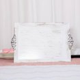 thumbnail image 6 of Efavormart 2 PCS - 14"x10" Antique White Square Decorative Plastic Serving Trays With Embossed Rims, 6 of 11