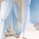 thumbnail image 3 of Mosquitera infantil con forma de cúpula, tienda de campaña, dosel para cama, mosquitera, ropa de cama con encaje redondo, casa de juegos para bebés, niños y niñas, color rosa, 3 of 5