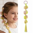 thumbnail image 1 of Tresses de Perruque pour Enfants, Cheveux de Queue de Cheval Colorés Pré-Tressés Accessoires pour Cheveux, 1 of 8