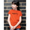 thumbnail image 2 of Happy Halloween Elegant T-Shirt Juniors -Image by Shutterstock,  Small, 2 of 4