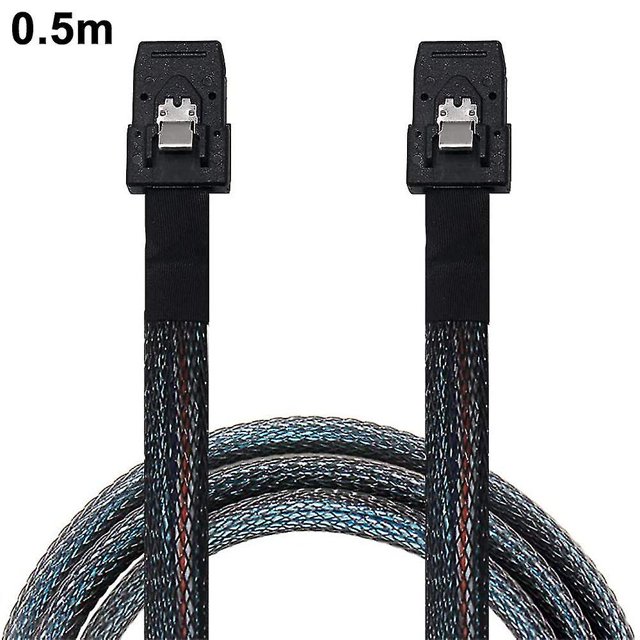 Pin interno cableado Econn Mini Sas 36 al cable Sff-8087 en negro Mini Sas 36 pines Zu Sff-8087