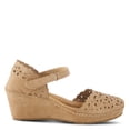 thumbnail image 5 of PATRIZIA Spring Step Gennina Wedge Sandals for Womens - Laser Cut Ladies Sandals with Embroidery - Hook and Loop Closure Womens Sandals, 5 of 8