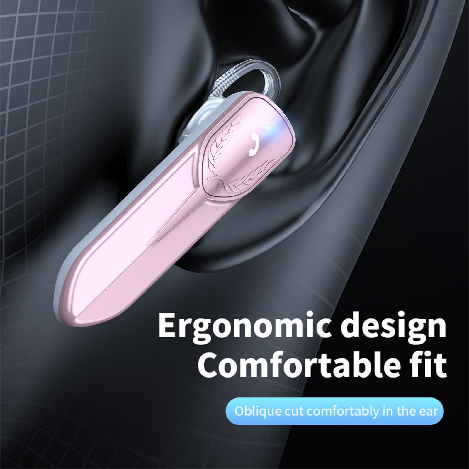 Weloille New Bluetooth Earpiece Wireless Handsfree Headset With Microphone For Business