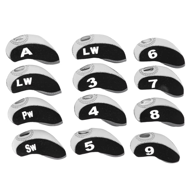 Golf Club Number Head Cover,12 PCS Golf Club Golf Club Cover Accessory Golf Club Protective Head Cover True to Its Promise