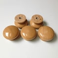 thumbnail image 1 of Muebles de madera maciza, puerta de armario, manija pequeña redonda de un solo orificio, manija de madera moderna y simple para cajón, manija de madera para armario, 1 of 4