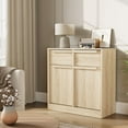 thumbnail image 6 of Juiluna Sideboard Buffet Cabinet with 2 Drawers, 31.5 in Large Coffee Cabinet with Storage, Modern Storage Buffet Table for Kitchen Dining Room, Living Room, Pear Wood, 6 of 7