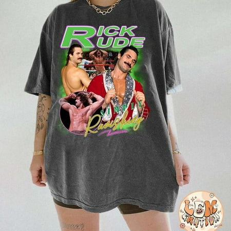 

Vintage Bootleg Style Rick Rude Shirt Rick Rude Wrestling T-Shirt 90s Graphic Tee Unisex Shirt For Woman And Man-Unisex T-Shirt