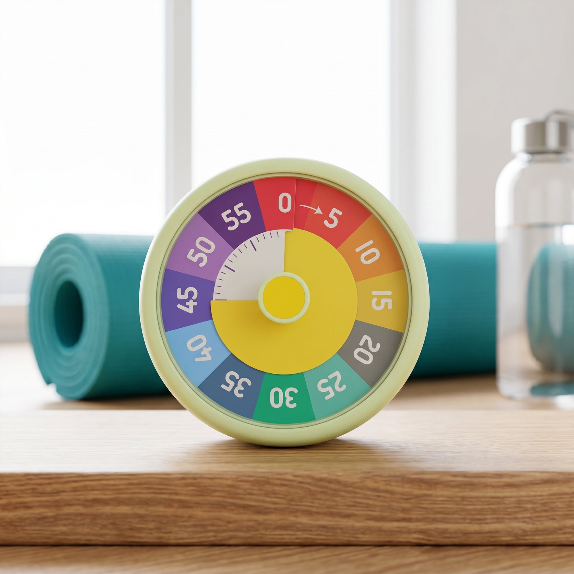 Unique Bargains 60 Minute Kitchen Digital Visual Timer Green-A