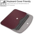 thumbnail image 4 of Sleeve Case for Microsoft Surface Go 3 2021 / Surface Go 2 2020 / Surface Go 2018 - Slim Fit Premium Vegan Leather Cover with Stylus Loop, 4 of 16