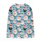 thumbnail image 5 of Cárdigan informal de punto con estampado navideño para mujer, chaqueta con botones y abrigo para mujer, 5 of 5