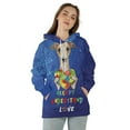 thumbnail image 4 of Autism Awareness Whippet Accept Understand Love All Over Print 3D Hoodie Unisex Merch Hoodies Dog Lover - 12003, 4 of 6