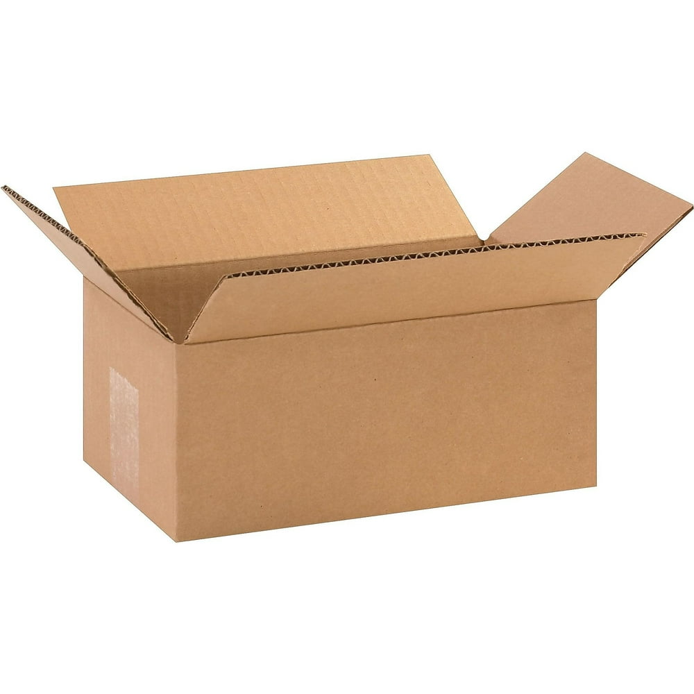 The Packaging Wholesalers 10 x 6 x 4 Shipping Boxes ECT Rated Brown