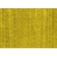 thumbnail image 1 of Ahgly Company Indoor Rectangle Abstract Yellow Contemporary Area Rugs, 4' x 6', 1 of 4
