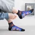 thumbnail image 6 of Breathable Athletic Socks Nebula Cushioned Quarter Socks for Men Women, 6 of 7