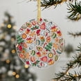 thumbnail image 3 of Santa Enchanted Christmas Retro Boho Acrylic Ornaments, 3 of 4
