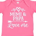 thumbnail image 4 of Inktastic Mimi and Papa Love Me Boys or Girls Baby Bodysuit, 4 of 5