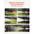 thumbnail image 5 of Pressure Washer Telescopic Wand 18ft 4000psi Extension with Gutter Cleaner Brush Head 5 Spray Nozzles Adapter Adjustable Belt, 5 of 6