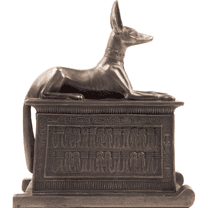 SP13133 Egyptian Dog God Anubis Tomb Statue Cardboard Cutout Standee Standup