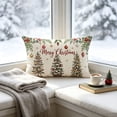 thumbnail image 2 of AYktou 20×12 Inch Christmas Pillow Covers, Soft Breathable Rectangular Throw Pillow Cases, Xmas Sofa Cushion Cover Holiday Winter Pillowcase for Bedroom Office Indoor Home Christmas Decor, 2 of 6