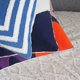 thumbnail image 4 of Funda de Almohada Decorativa YONGSHENG Textura Moderna Bordada 1 Pieza Naranja Morado, 4 of 5