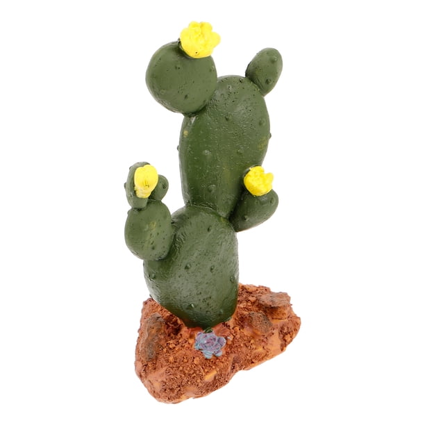 unbranded Adorno Artificial De Cactus Verde Para Decoraciones De Casa Estudio Y Con Material Resistente