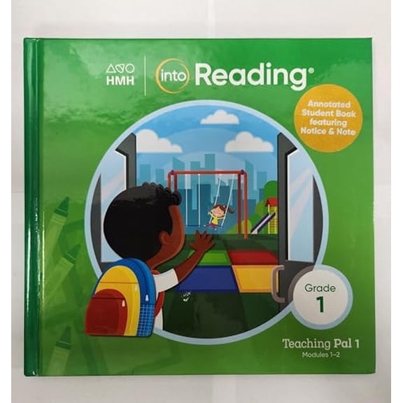 Pre-Owned into Reading, Teaching Pal 1, Modules 1-2, Grade 1, Teacher's Edition c.2021, 9780358461593, 0358461596 Paperback