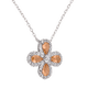 thumbnail image 2 of Collar para Mujer de Plata .925 con Zirconia Cúbica, LuckyLy Cadena y Dije Floral Brillante – Joyería Ideal como Regalos para Mamá y Regalos para Mujer Navidad y Cumpleaños, Modelo Aina beige, 2 of 6