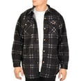 thumbnail image 2 of Visive Mens Flannel Jacket Shirt Big And Tall Heavy Button Down Thermal Lined, 2 of 6