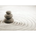 thumbnail image 2 of wall26 - Rocks Over a Rippled Sand Effect - Wall Mural, Removable Sticker, Home Decor - 100x144 inches, 2 of 6
