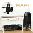 thumbnail image 2 of Homy Casa 4 Pack Folding Chairs with Padded Cushion for Wedding Party, Indoor & Outdoor Use, 2 of 13