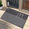 thumbnail image 3 of 1Pc Floor Mat Door Mat Indoor Outdoor Non-Slip Low-Profile Design Floor Mat Crystal Velvet Carpet Durable Trap Dirt and Front Door Welcome Mat Entry Mats, 3 of 7