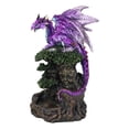 thumbnail image 6 of Metallic Purple Dragon On Greenman Tree Canopy Backflow Incense Cone Burner, 6 of 9