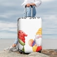 thumbnail image 3 of Lsque Summer Gnome Printed Luggage Cover, Travel Luggage Protector,Scratch and Dirt Resistant, Fits 18-32 Inch Luggage - X-Large, 3 of 9