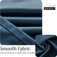 thumbnail image 7 of Curtainking Thermal Blackout Curtains for Living Room Grommet 40x96 inch, Navy Blue, 2 Panels, 7 of 7
