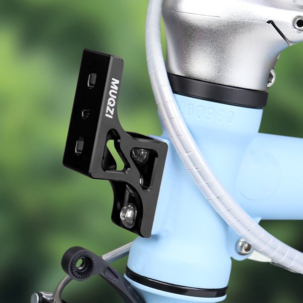 Bolsa plegable para bicicleta, soporte de elevación de altura para bicicleta plegable Brompton DAHON (negro)