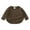 Brown, variant on Toddler Tshirts for Girls Khaki Long Sleeve Toddler Shirt Kids Crew Neck Tees Fall Tops Girl Clothes Size 3-4 Years