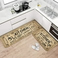 thumbnail image 6 of Kitchen Rules Kitchen Mat Set of 2, Kitchen Mats for Floor, Farmhouse Kitchen Rugs and Mats Non Skid Washable, Decorative Kitchen Floor Mats Non Slip, Kitchen Runner Rug Carpet 17x29 and 17x47 Inch, 6 of 6
