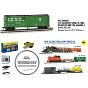 1/87 HO Scale MDT Internal Combustion Engine Railway Model Set, Simulation Train Locomotive Model Gift for Enthusiast
